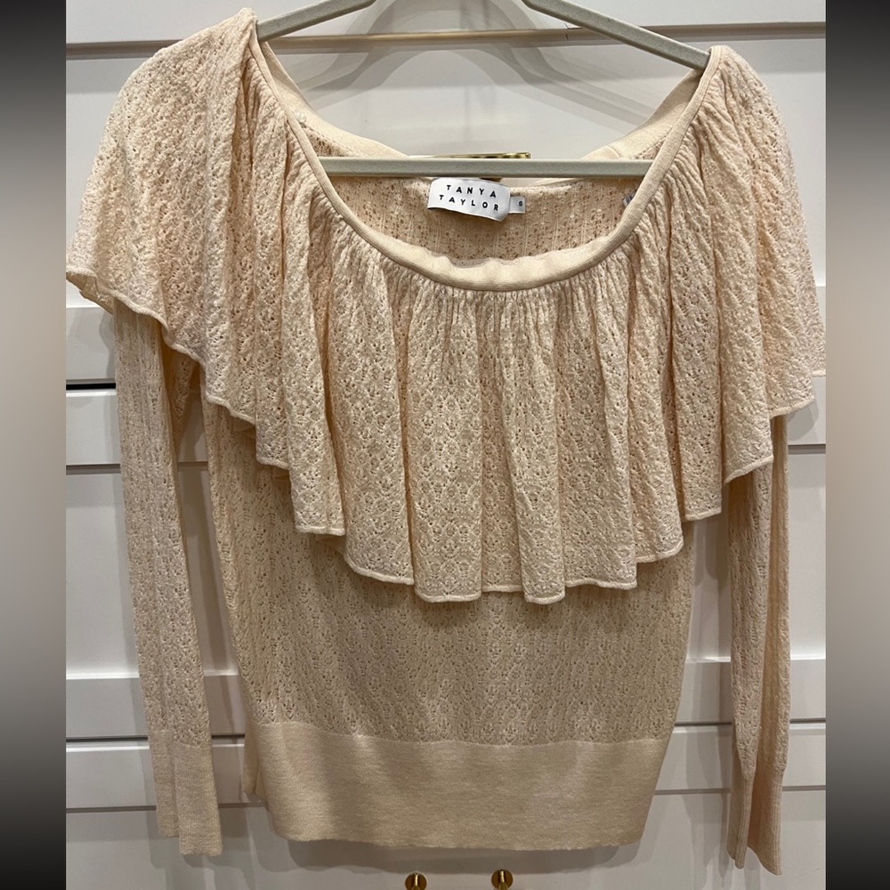 Tanya Taylor off the shoulder sweater - Picture 2 of 5